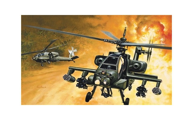 Italeri 1/72 AH-64 Apache